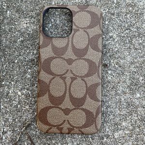 **AUTHENTIC** Coach 13/12 Pro Max iPhone Case